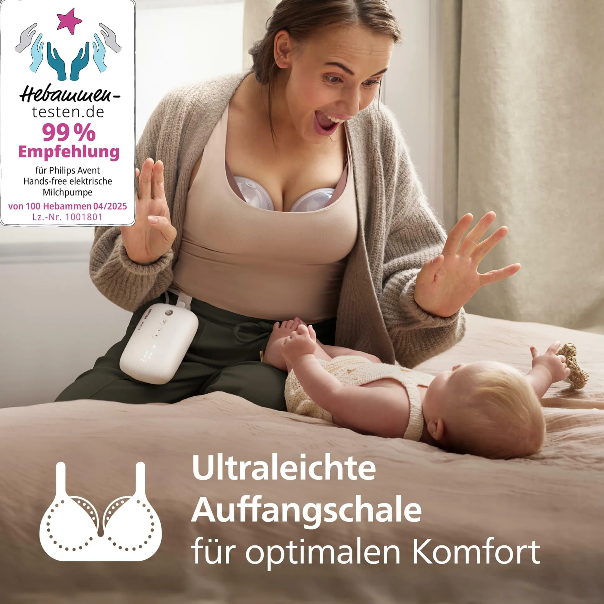 Elektrische Doppelmilchpumpe SCF532/11