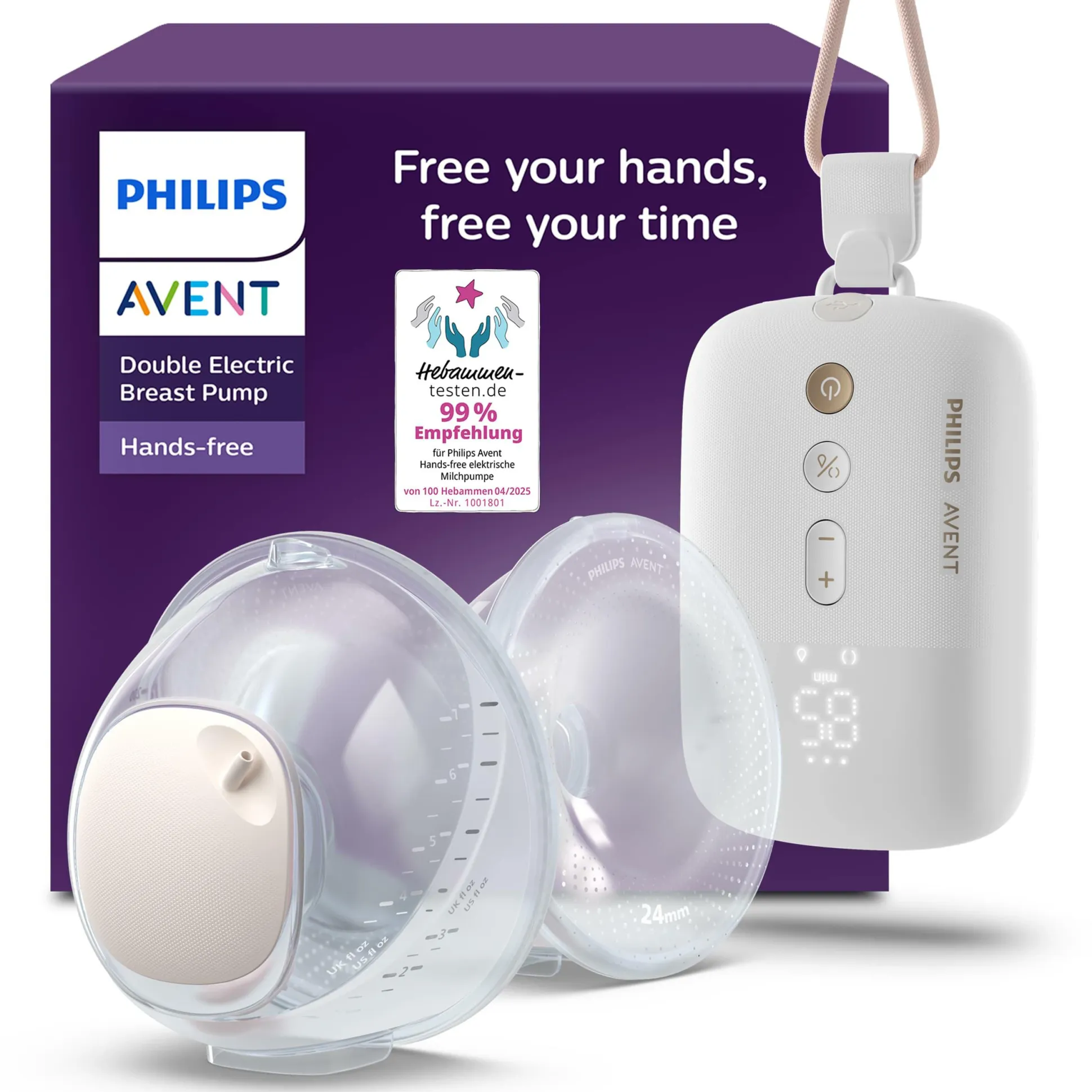 Elektrische Doppelmilchpumpe SCF532/11