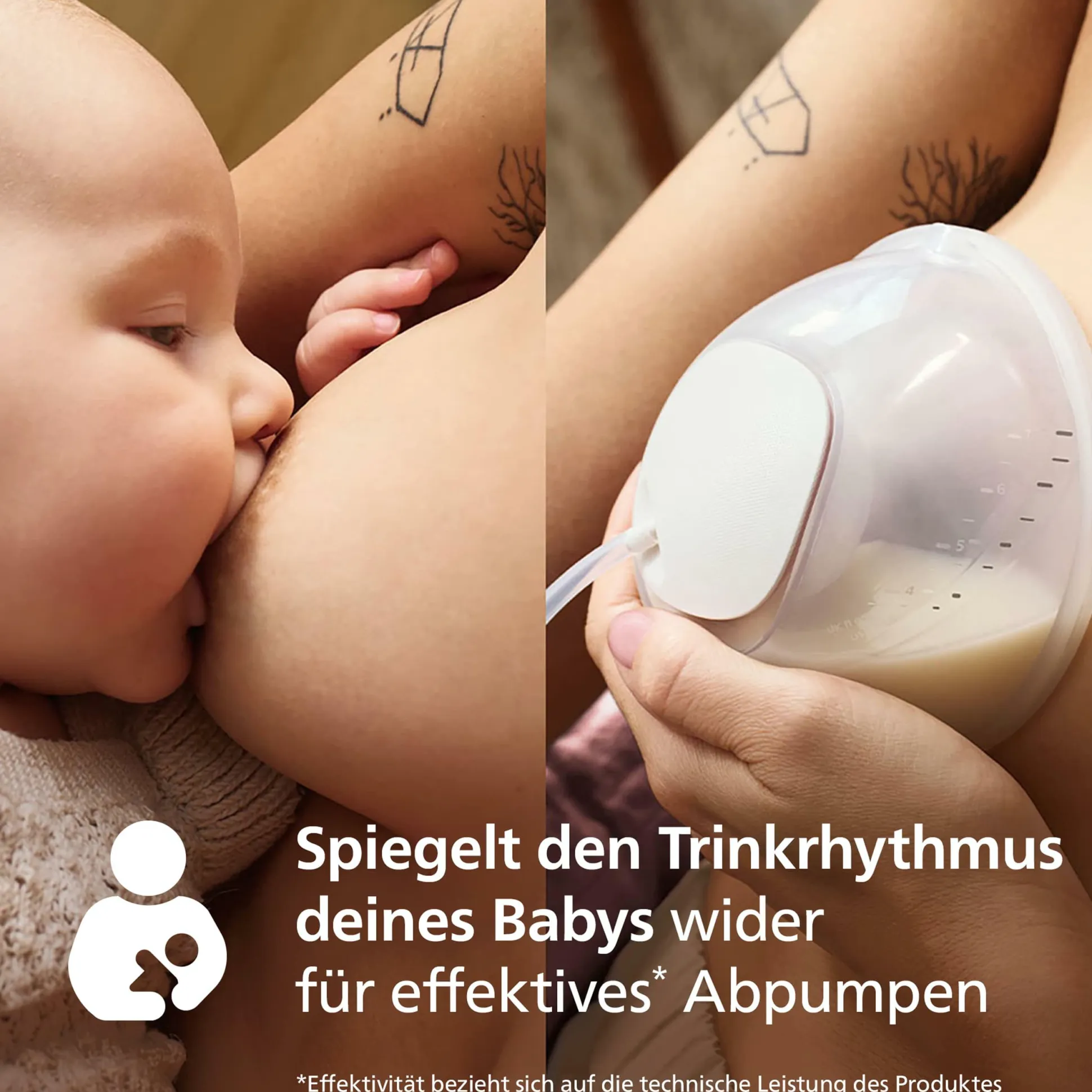 Elektrische Doppelmilchpumpe SCF532/11