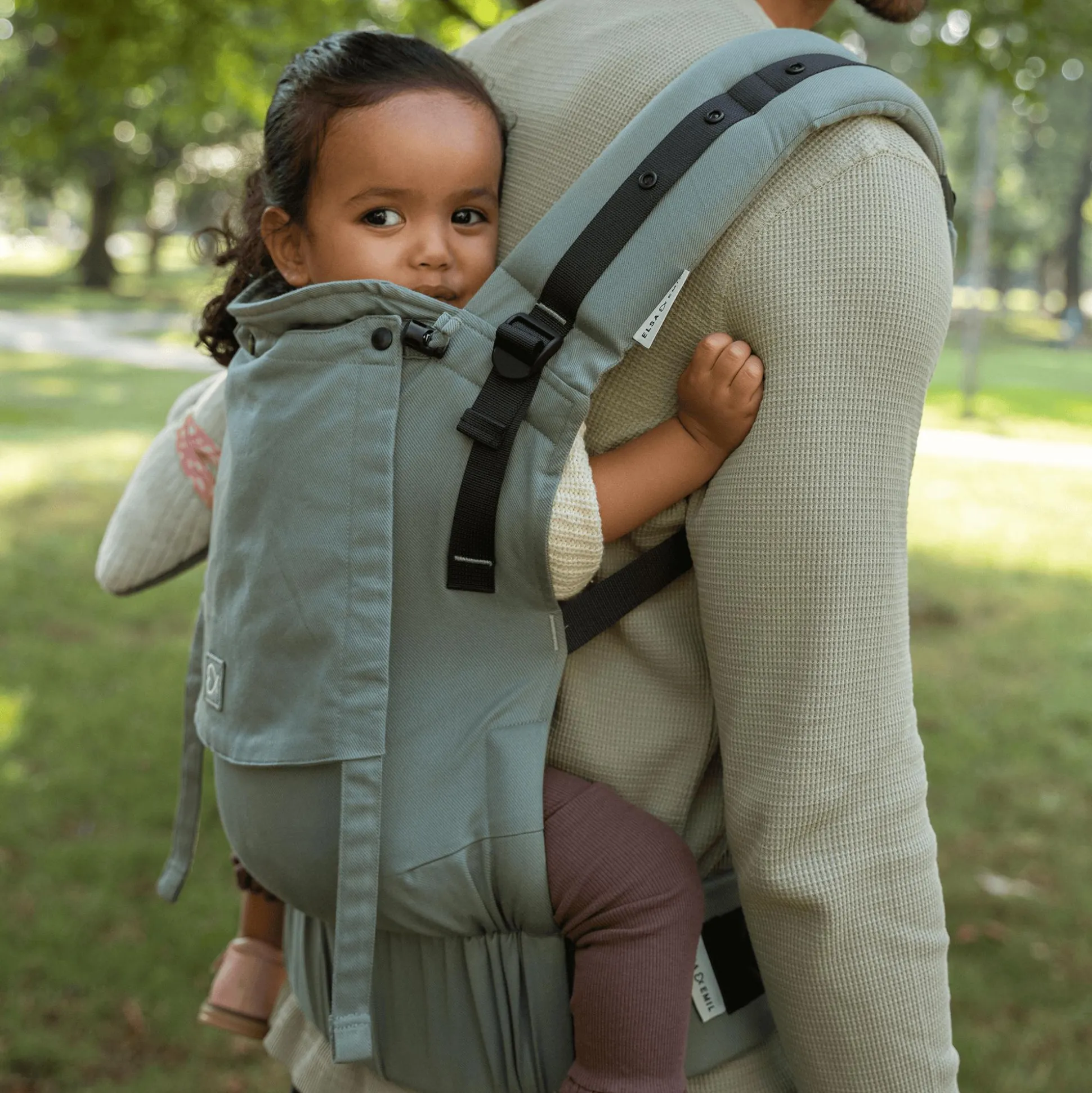 ELSA & EMIL Babytrage HUGIFY Fullbuckle Krokodilgrün