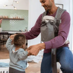 ELSA & EMIL Babytrage HUGIFY Halfbuckle Elefantengrau