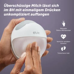 Elvie Curve Silikon-Handmilchpumpe