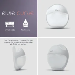 Elvie Curve Silikon-Handmilchpumpe