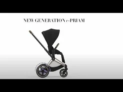 e-PRIAM Rahmen Chrome Black