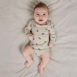 3er Pack Langarmbodys Flugzeuge