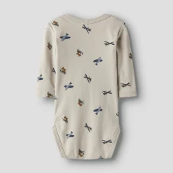 3er Pack Langarmbodys Flugzeuge