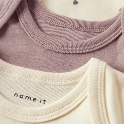 3er Pack Langarmbodys Herzchen