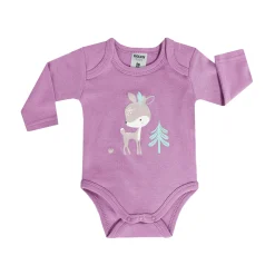 3er Pack Langarmbodys Reh