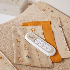 3er Pack Muslin Waschhandschuh Steppe