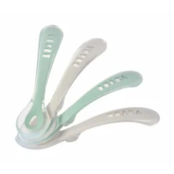 4er Set Babylöffel aus Silikon 8+ Monate