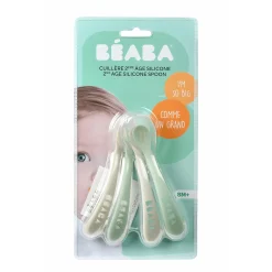 4er Set Babylöffel aus Silikon 8+ Monate