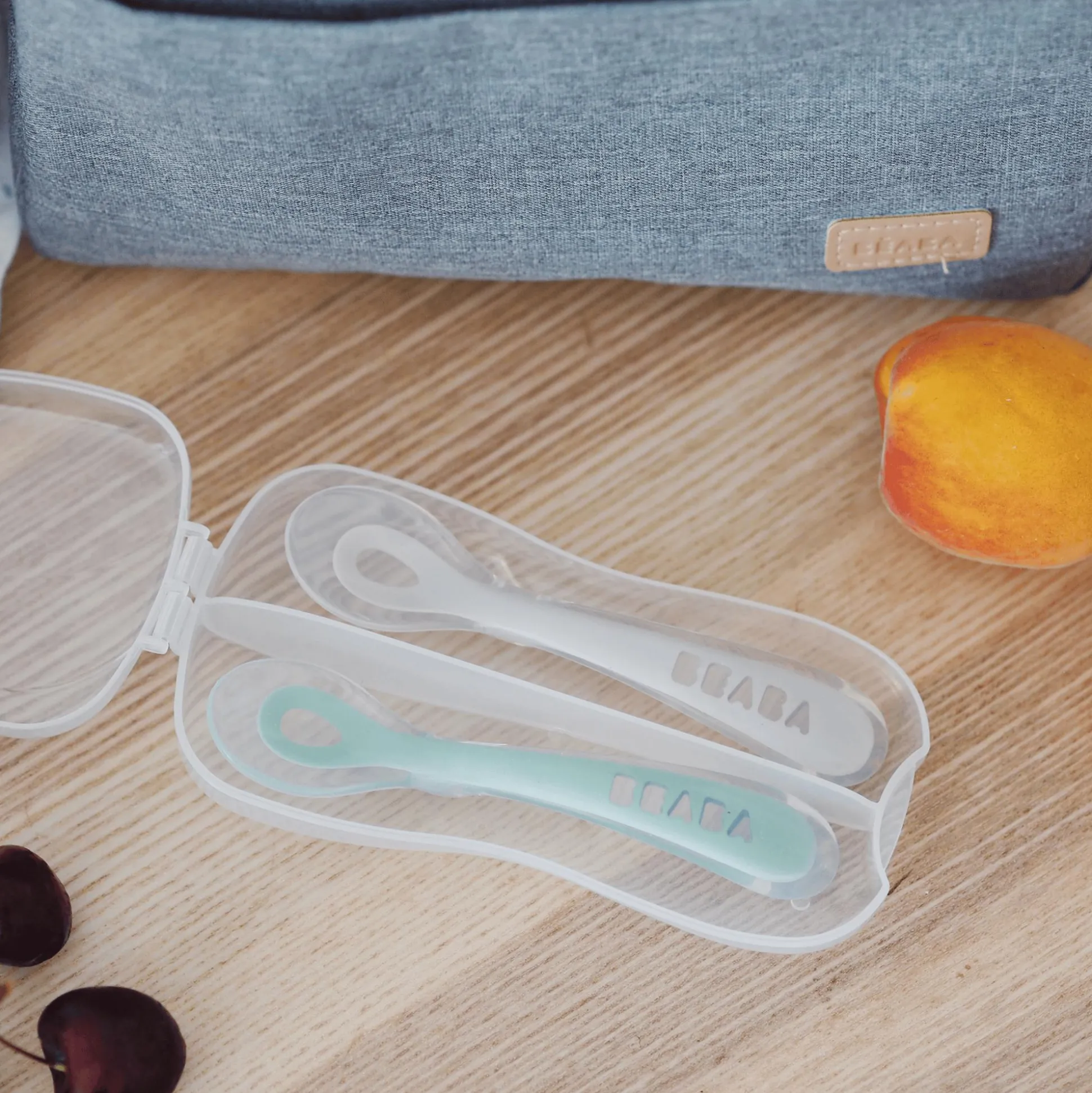 2er Set Babylöffel aus Silikon 8+ Monate