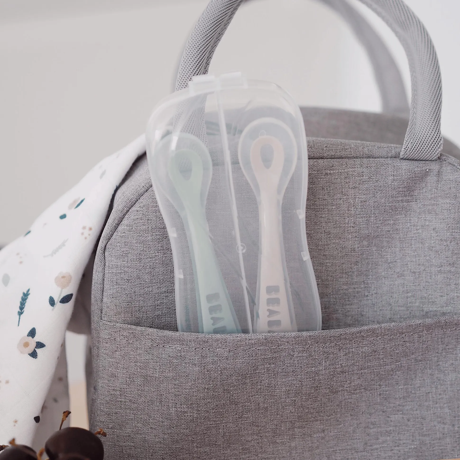 2er Set Babylöffel aus Silikon 8+ Monate