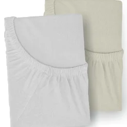 2er Set Jersey Spannbetttücher bis 70 x 140 cm