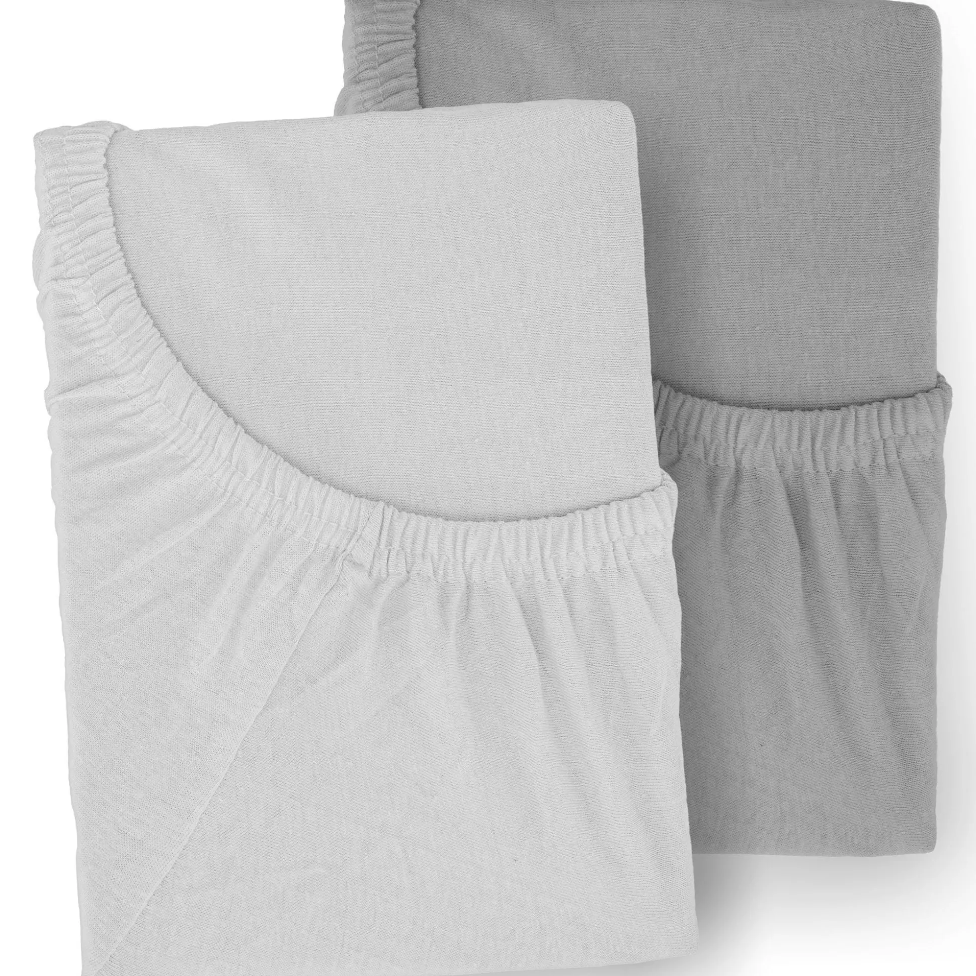 2er Set Jersey Spannbetttücher 40 x 90 cm