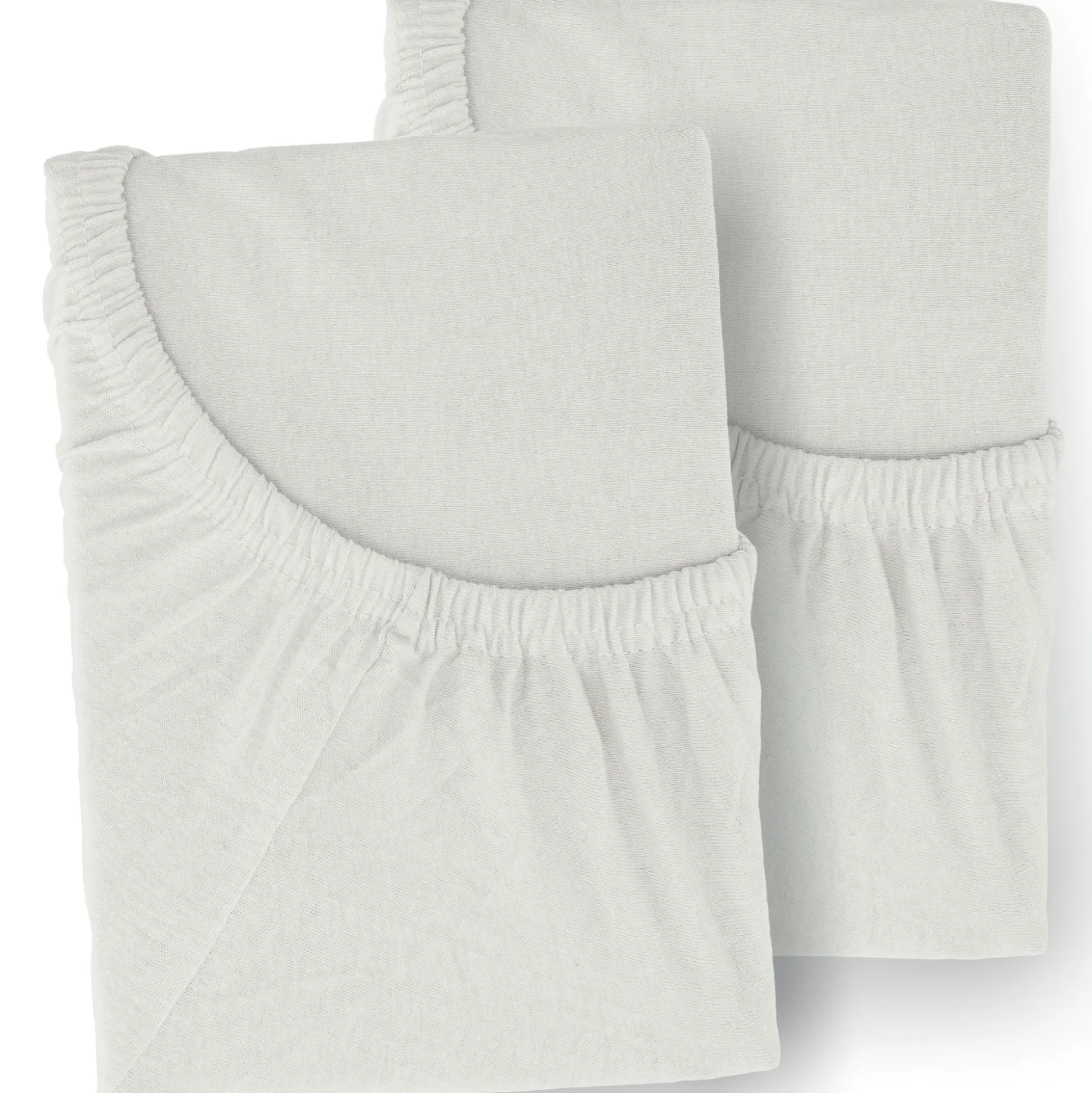 2er Set Jersey Spannbetttücher bis 70 x 140 cm