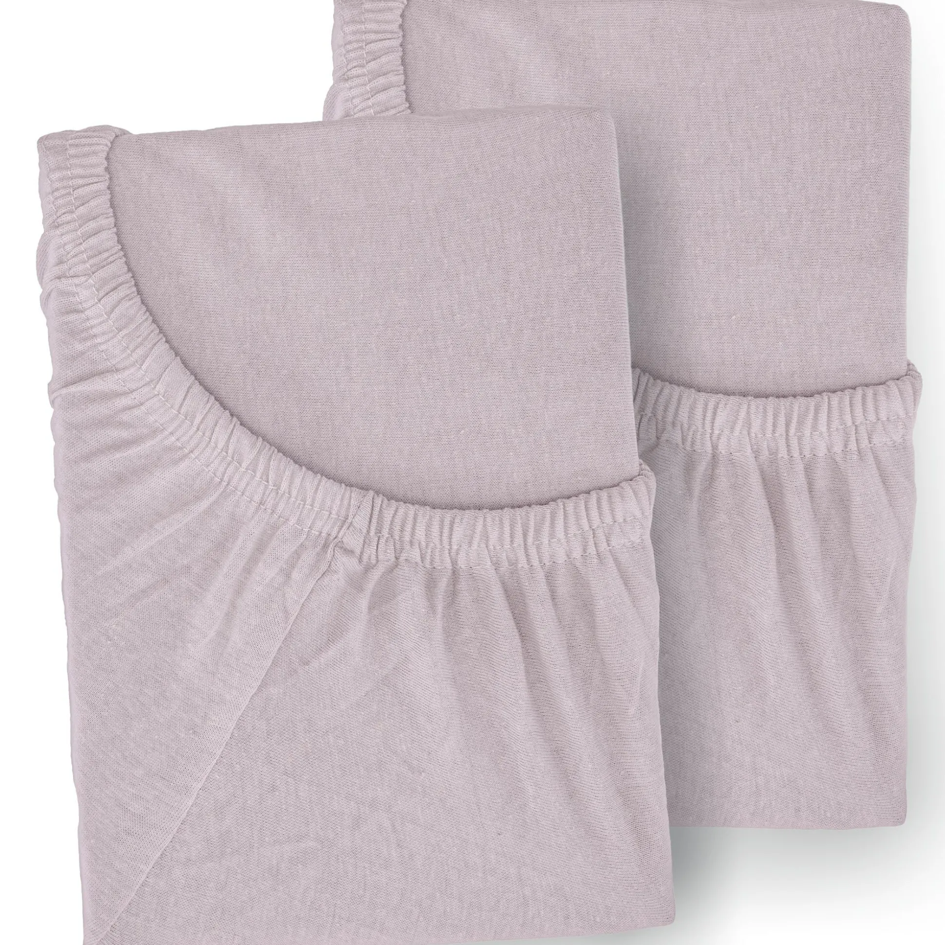 2er Set Jersey Spannbetttücher bis 70 x 140 cm