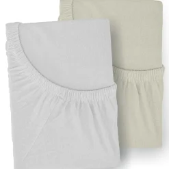 2er Set Jersey Spannbetttücher 40 x 90 cm