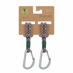2er Set Kinderwagenhaken Green Lavender