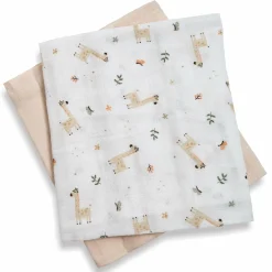 3er Set Mulltücher Giraffe