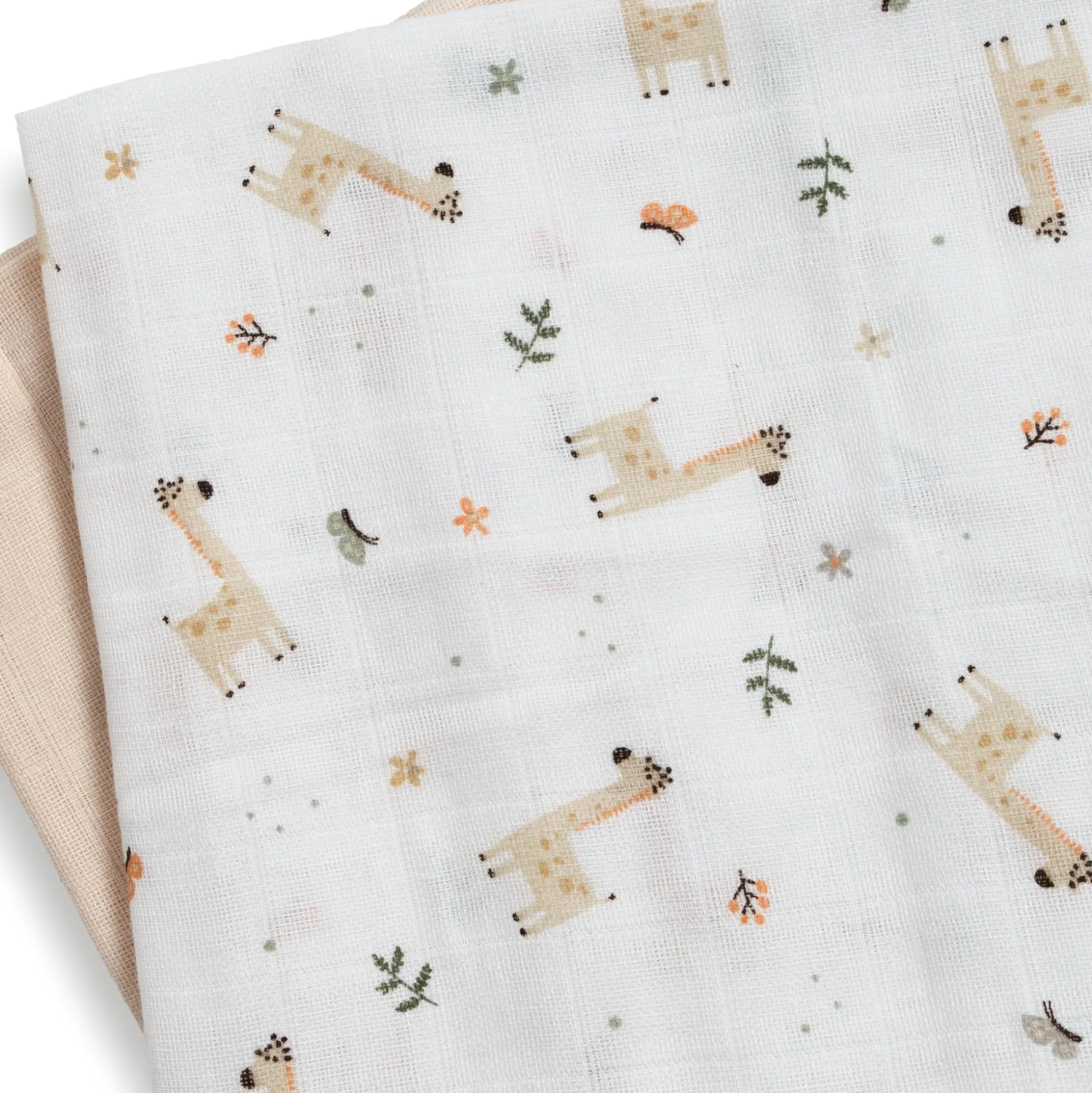 3er Set Mulltücher Giraffe