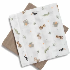 3er Set Mulltücher Jungle
