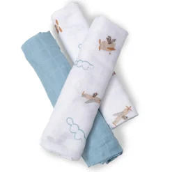 3er Set Mulltücher Planes