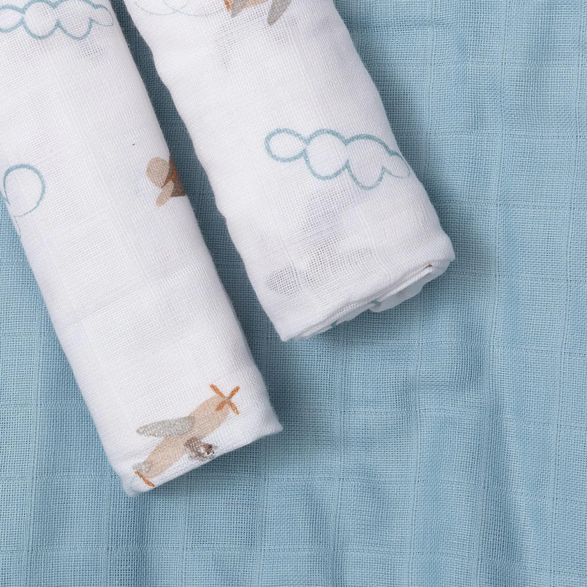 3er Set Mulltücher Planes