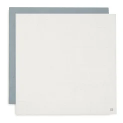 2er Set Mulltücher Seagreen/Ivory 115 x 115 cm