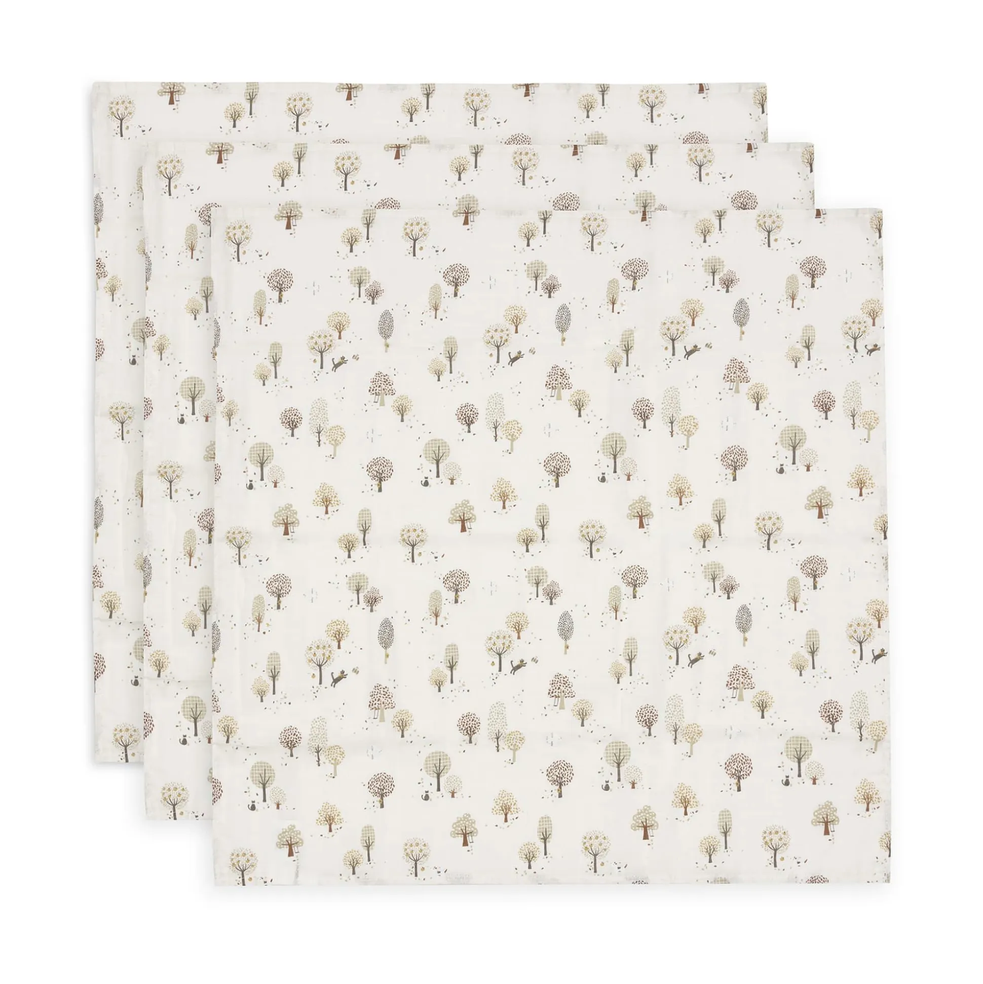 3er Set Mulltücher Tiny Park