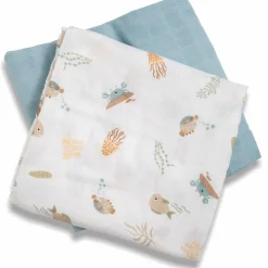 2er Set Pucktücher Fish