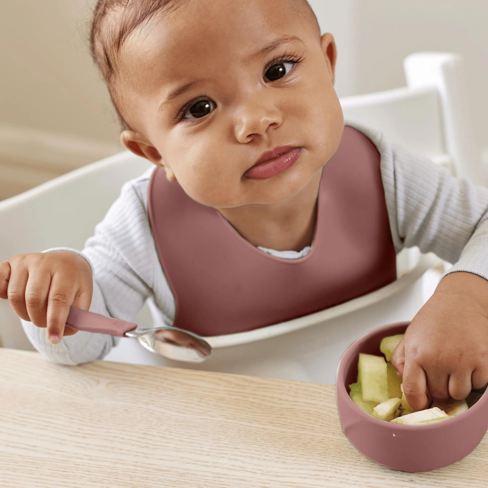 2er Set Silikon Schalen Nature Red