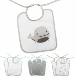 7er-Pack Bindelätzchen Wal