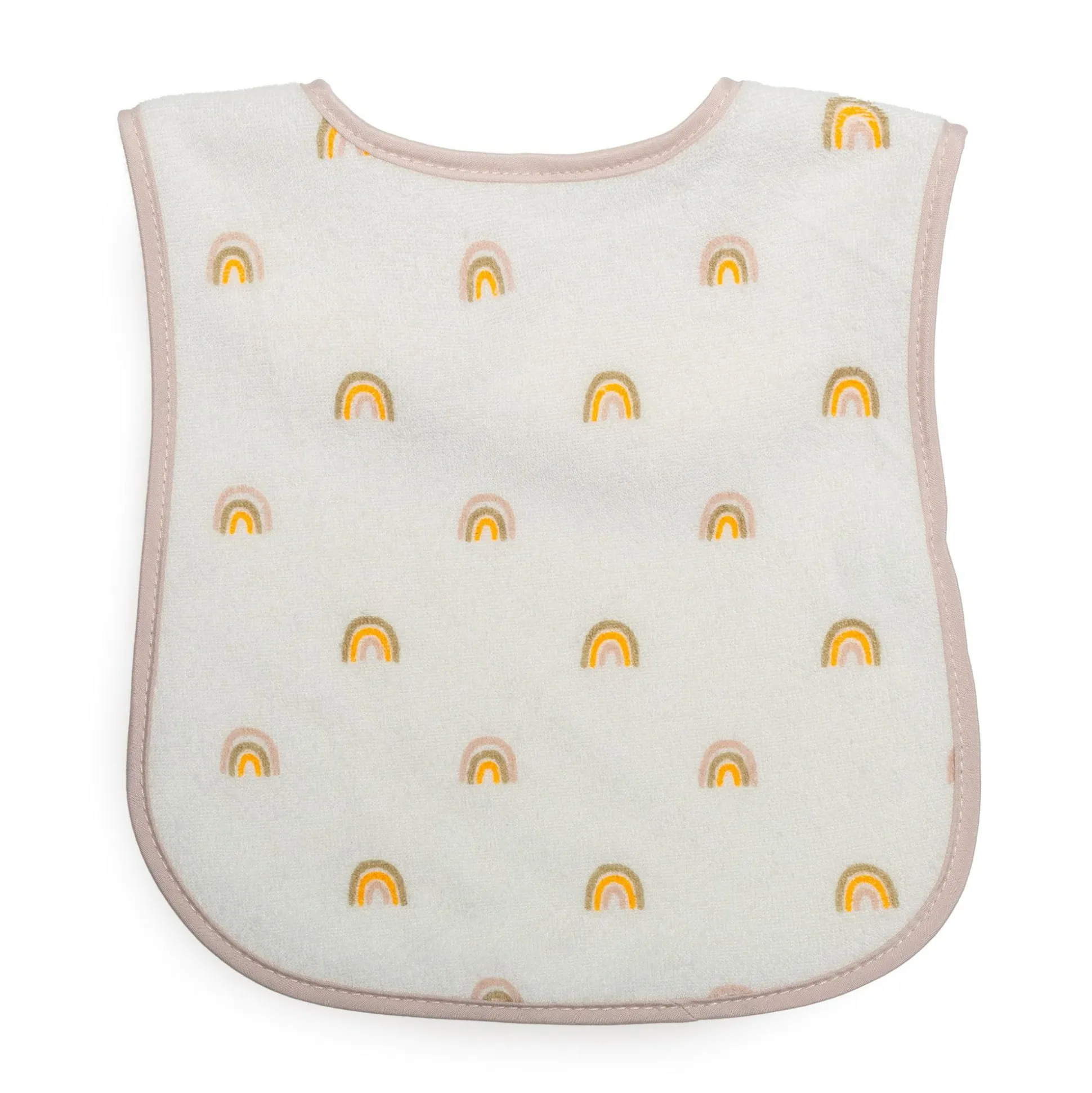 3er-Pack Klettlätzchen Regenbogen