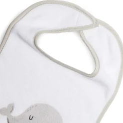 3er-Pack Klettlätzchen Wal