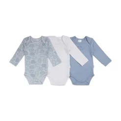 3er-Pack Langarmbodys Schildkröte