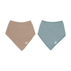 2er-Set Bandana Lätzchen Muslin