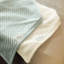 2er-Set Bandana Lätzchen Seagreen / Ivory