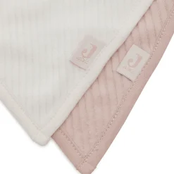 2er-Set Bandana Lätzchen Wild Rose / Ivory
