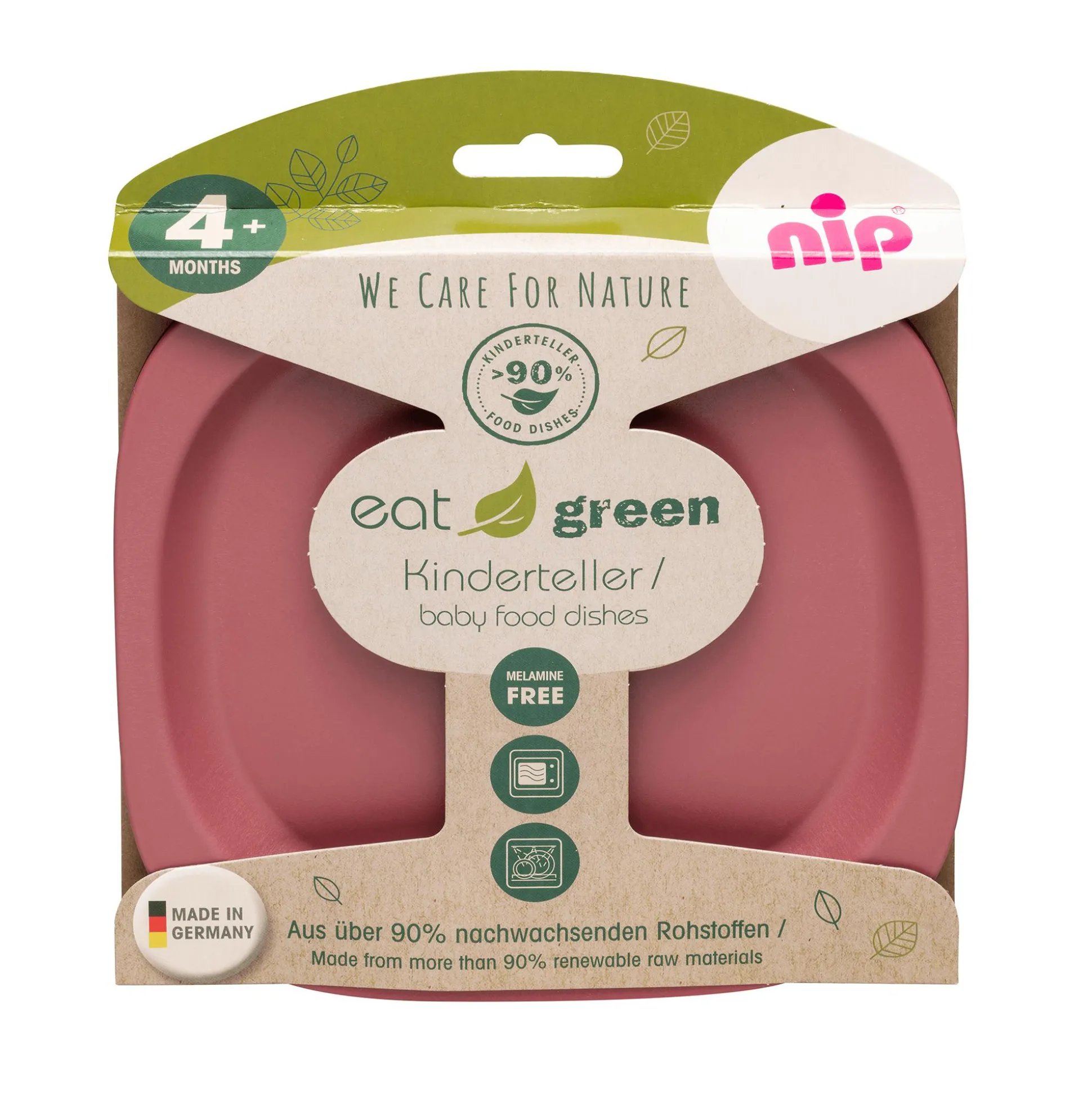 2er-Set Kinderteller Eat Green