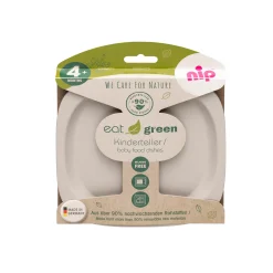 2er-Set Kinderteller Eat Green