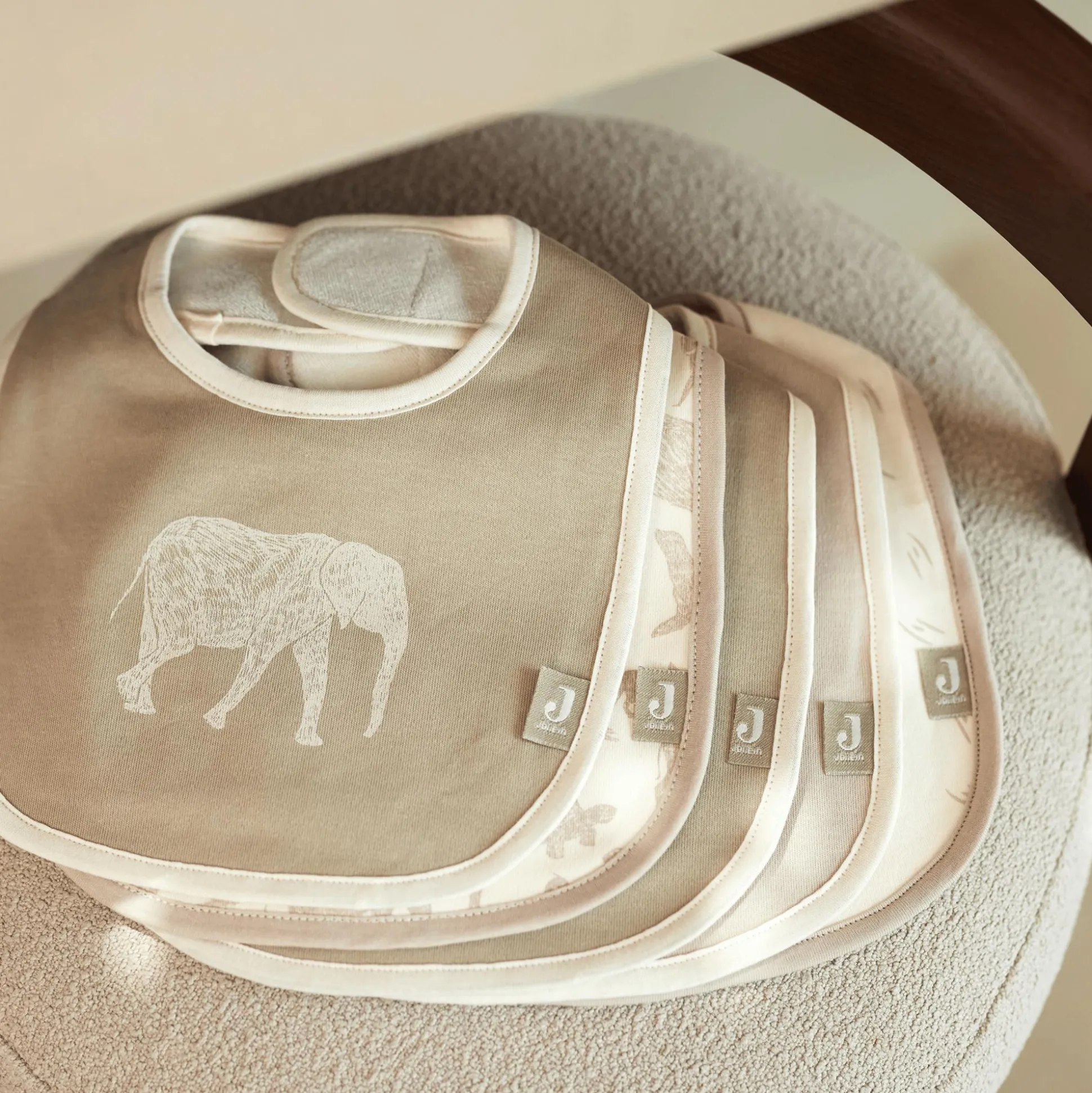 5er-Set Lätzchen Animals