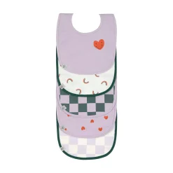 5er-Set Lätzchen Happy Rascals