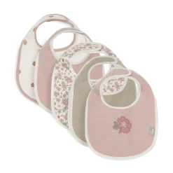 5er-Set Lätzchen Retro Flowers