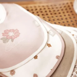 5er-Set Lätzchen Retro Flowers