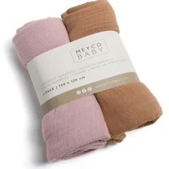 2er-Set Mulltücher 120 x 120 cm