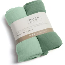 2er-Set Mulltücher 120 x 120 cm