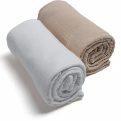 2er-Set Mulltücher 120 x 120 cm