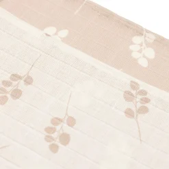 3er-Set Mulltücher Zweige 70x70cm