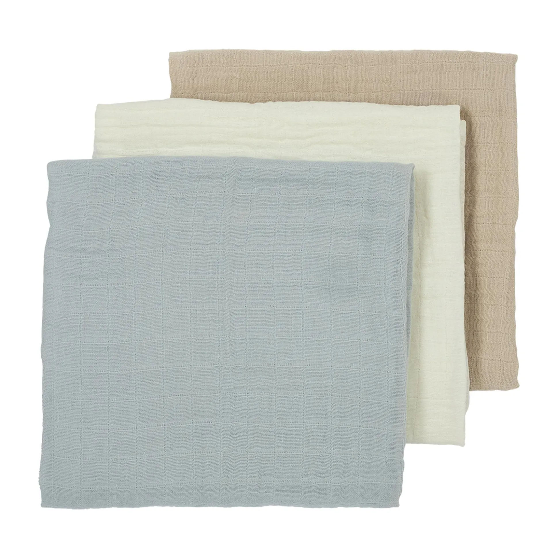 3er-Set Musselin Mullwindeln 70 x 70 cm